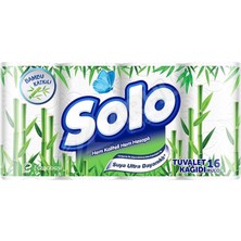 Solo 16'lı Bambu Tuvalet Kağıdı Ekstra Yumuşak ve Dayanıklı