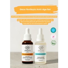 Dermacia Labs Gece Yenileyici Anti-Age Cilt Bakım Seti | %0.5 Retinol + Hyaluronik Asit Serum