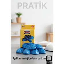 İsmiyle Al 8 Li Kutulu Pratik Galoş  Tek Kullanımlık Ayakkabı Kılıfı – Hijyenik ve Pratik Koruma