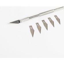 Muka Kretuar Bıçağı 5 Adet Yedek Uçlu Tasarım Hobi Neşteri