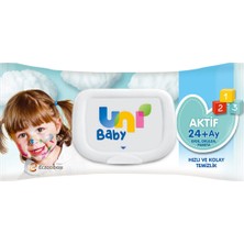 6 Adet Uni Baby Aktif Islak Mendil 72'li