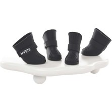 M-Pets Raıny Day Köpekler Için Ayakkabı (Xs) Black