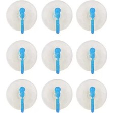 İsmiyle Al 9'lu Eko Vantuz Askı Şeffaf 2,5 cm ROYALEKS-SF-855