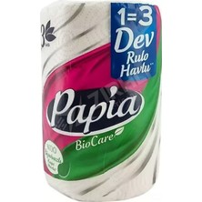 3 Adet Papia Dev Havlu 1=3 Biocare