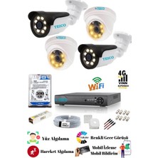 5 Mp Ultra Hd Güvenlik Kamera Seti Teico- 64250N