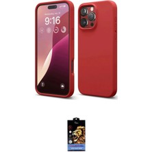 TKÇ  iPhone 16 Pro Max Kılıf Kozmos Yansıma Özel Seri - Siyah Buffer Hayalet Cam Ekran Koruyucu