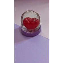 Famemus Accessory Sevgililer Gününe Özel Kalpli Sulu Kar Küresi Ortaboy