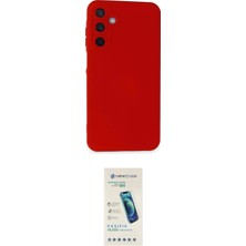 TKÇ Ieg™ Galaxy A55 5g Kılıf Ahenk Serisi - Şeffaf Pasifik Cam Ekran Koruyucu