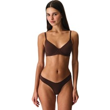 Penti Brown Micro Balenli Sütyen