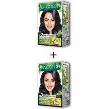 Marsilyan 2x2 Tüp Krem Saç Boyası Seti Siyah No:1.0 (72)