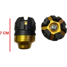 Tutgun Motor Pcx Aks Koruma Alüminyum Gold Ön Teker Takozu