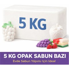 Organik Hekim 5 kg Opak Sabun Bazı Premium Kalite Gliserinli Kolay Eritme Doğal Sabun Yapım Seti