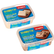 Koska Diyabetik Sade ve Kakaolu Helva 350 gr 2 Li