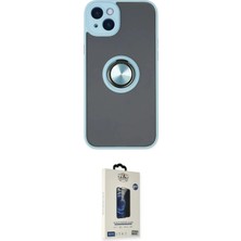 TKÇ Ieg™ Iphone 14 Kılıf Yörünge Çizgi - Siyah Bilvis Hayalet Cam Ekran Koruyucu