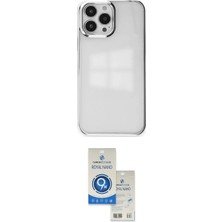 TKÇ Ieg™ Iphone 14 Pro Max Kılıf Doruk Doku Prime - Şeffaf Royal Nano Ekran Koruyucu
