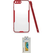 TKÇ Ieg™ Iphone 7 Plus Kılıf Atlas Asil Serisi - Beyaz Polymer Nano Ekran Koruyucu