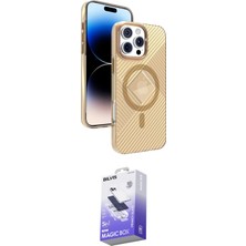 TKÇ Ieg™ Iphone 16 Pro Kılıf Nova Modern Prime - Siyah Bilvis 5in1 5d Magic Hayalet Cam Ekran Koru