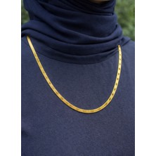 Kızılay Kuyumcusu 22 Ayar Altın Italyan Yassı Model Kolye 11.18 gr KLY4018