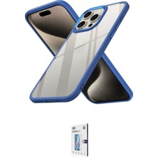 TKÇ Ieg™ Iphone 15 Pro Kılıf Nova Işık Serisi - Siyah Bilvis 0.18MM Plus Cam Ekran Koruyucu