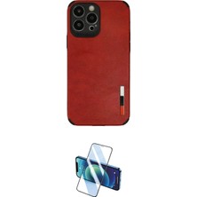 TKÇ  iPhone 13 Pro Kılıf Doruk Asil Koleksiyonu - Siyah 3D Antistatik Seramik Nano Ekran Koruyucu