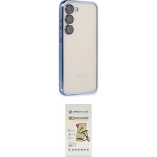 TKÇ  Galaxy S23 Plus Kılıf Vadi Minimal - Siyah Mat Seramik Nano Ekran Koruyucu