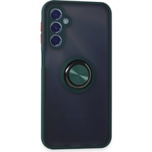 Decostyle  Galaxy M34 5g Kılıf Montreal Yüzüklü  Kapak - Yeşil