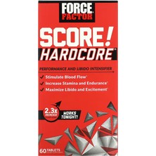 Force Factor Score Hardcore Men's Health  Citrulline Agmatine Sulfate Black Maca Horny Goat Longjack Tongkat Alı 60 Tablet