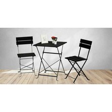 Bayarsan Katlanır Masa Sandalye Kamp  Balkon Bahçe Mutfak