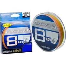 Shimano Ocea 8PE Braid 400m Multicolor İp Misina