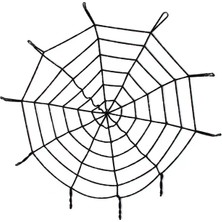 Paradise Sda Halloween Cadılar Bayramı Örümcek Ağ Dekor Siyah 1.5 Metre 4523