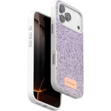 Rdbydn Onegif  Iphone 17 Pro Max Bright Simli Kapak - Lila