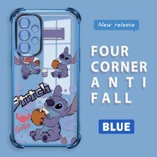 HONTINGA Samsung Galaxy A52 5g ile Uyumlu Şeffaf Kılıfı Düşüme Önleyici Basitlik Anti Düşme Kamera Korumali Stitch Desen Yumuşak Silikon Telefon Kılıfı Kadın ve Erkek Için Uygundur K3-0162
