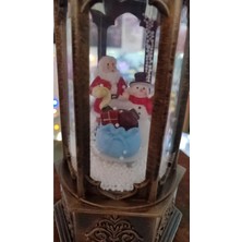 Famemus Accessory Kulübe Şeklinde Kar Püskürtücü Yılbaşına Özel Neol Baba ve Kardan Adam Yılbaşı Süsü