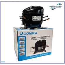 Çınaroğlu Ticaret Donper L140CY1 Buzdolabı Motoru 1/4++ R600A (500-650 Litrelik Dolaplar Hacimli)