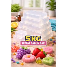 Organik Hekim Şeffaf Gliserinli Sabun Bazı Beş kg Kolay Erir Yüksek Nemlendirme Doğal Sabun Yapımı Premium Kalite