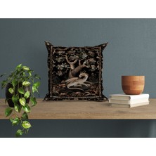 Abat Home Dekoratif, Modern Dijital Baskılı Süet Kırlent Kılıfı (Koltuk Yastık Kılıfı)  40 x 40