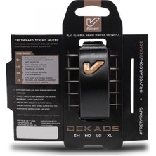 Gruv Gear Fw1-Dkd-Md Fretwrap Dekade Edition (Medium) | 10. Yıl Özel Seri Tasarım, 5 Telli Bas ve 7 Telli Gitar Uyumlu Klavye Susturucu