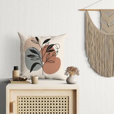 Abat Home Dekoratif, Modern Dijital Baskılı Süet Kırlent Kılıfı (Koltuk Yastık Kılıfı)  40 x 40