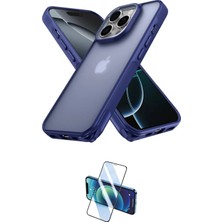 TKÇ Ieg™ Iphone 16 Pro Kılıf Atlas Form - Siyah 3D Antistatik Cam Ekran Koruyucu