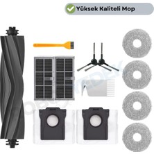 robotyedek Dreame L10S Ultra Gen 2 (RLL32SE) Uyumlu Ana Fırça Hepa Filtre Mop Toz Torbası Seti-13 Parça