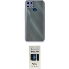 Toyigoo Ieg™ C25 Kılıf Ahenk Çizgi Serisi - Siyah 5d Hayalet Cam Ekran Koruyucu