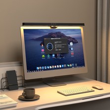 Gaman Göz Dostu Monitör Üstü LED Aydınlatma Asimetrik Optik 3 Renk Işık  Ayarlanabilir Parlaklık