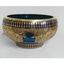 Ipek Ticaret Glasland Kapaniçe Altın El Işlemeli Kase