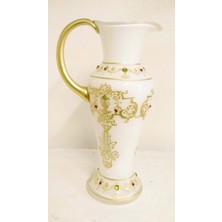 Ipek Ticaret Glasland El Işlemeli Antik El Dekoru Sürahi