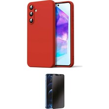 Toyigoo Ieg™ Galaxy A16 5g Kılıf Ahenk Serisi - Siyah 3D Antistatik Hayalet Cam Ekran Koruyucu