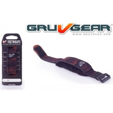 Gruv Gear Fw-1pk-Med-Lg Fretwrap Wood Ceviz (Large) | Ahşap Görünümlü Seri, 6-7 Telli Bas ve 7-8 Telli Gitar Uyumlu, Tel Susturucu Bant