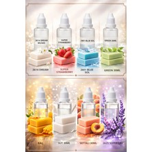 Organik Hekim Sabun ve Mum Yapım Için 30ML Konsantre Esans Çilek, Lavanta, Şeftali, Bal, Okyanus, Musk, Süt, Green