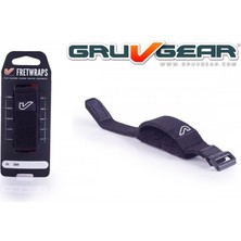 Gruv Gear Fw-1pk-Sm Fretwrap Siyah (Small) | 4 Telli Bas ve 6 Telli Gitar Uyumlu, Klasik Renk, Klavye Tel Susturucu Bant