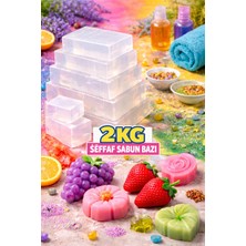 Organik Hekim Şeffaf Gliserinli Sabun Bazı 2 kg Kolay Erir Yüksek Nemlendirme Doğal Sabun Yapımı Premium Kalite