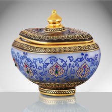 Glasland Ipek Ticaret Aynaroz El Işlemeli El Dekoru Kapaklı Gondol